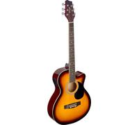 Guitarra Western,Sunburst,Pastilla