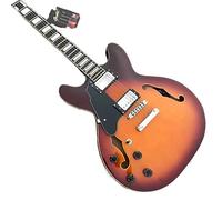 Guitarra zurda personalizada eléctrica de jazz for zurdos Guitarras Jazzz color Sunburst personalizadas