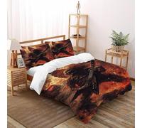 Guitarrarara ruinas Funda Edredon 3 Piezas con Impresión En 3D Music Urban Monster con 2 Fundas De Almohada Super King（260x220cm） 100% Microfibra Ropa De Cama para Adultos Y Niñas