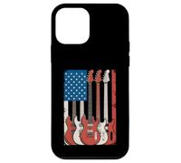 Guitarras Bandera Americana Músico Patriótico Carcasa para iPhone 12 mini