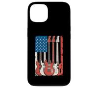 Guitarras Bandera Americana Músico Patriótico Carcasa para iPhone 13