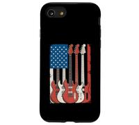 Guitarras Bandera Americana Músico Patriótico Carcasa para iPhone SE (2020) / 7 / 8