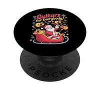 Guitarras de Papá Noel para Todos Música navideña PopSockets PopGrip Adhesivo