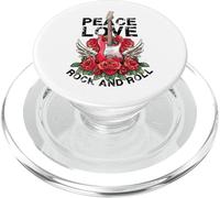 Guitarras eléctricas Vintage Lets Rock & Roll Concierto de Rock PopSockets PopGrip para MagSafe