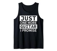 Guitarras Solo una Guitarra más, Prometo Regalo para los Amantes de la Guitarra Camiseta sin Mangas