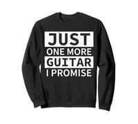 Guitarras Solo una Guitarra más, Prometo Regalo para los Amantes de la Guitarra Sudadera