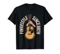 Guitarrista Acustico Guitarra Acustica Fingerstyle Camiseta