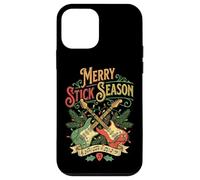 Guitarrista Christmas Funny Merry Stick Season Guitarra eléctrica Carcasa para iPhone 12 Mini