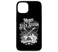 Guitarrista Christmas Funny Merry Stick Season Guitarra eléctrica Carcasa para iPhone 13