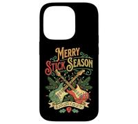 Guitarrista Christmas Funny Merry Stick Season Guitarra eléctrica Carcasa para iPhone 14 Pro