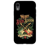 Guitarrista Christmas Funny Merry Stick Season Guitarra eléctrica Carcasa para iPhone XR