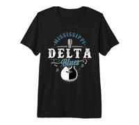 Guitarrista de Blues o Música Rock o Mississippi Delta Blues Camiseta Premium