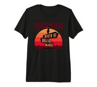 Guitarrista de Blues y fanático de la música Rock o Delta Blues Camiseta Premium