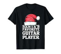 Guitarrista de Papá Noel de Navidad Rock & Roll Camiseta