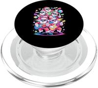 Guitarrista eléctrica de Navidad de Santa Rock Band PopSockets PopGrip para MagSafe
