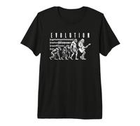 Guitarrista Evolución Divertido Guitarrista Eléctrico Músi Camiseta Premium