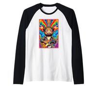 Guitarrista Far out Mouse 60s Camiseta Manga Raglan