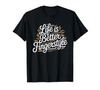 Guitarrista Fingerstyle Acustico Guitarra Acustica Camiseta
