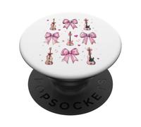 Guitarrista Guitarrista Guitarra Chica Coqueta Arco PopSockets PopGrip Adhesivo