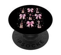 Guitarrista Guitarrista Guitarra Chica Coqueta Arco PopSockets PopGrip Adhesivo