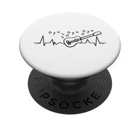 Guitarrista instrumento músico MÚSICA GUITARRA ACÚSTICA PopSockets PopGrip Adhesivo