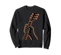 Guitarrista Mano En Diapasón Eléctrico Rock Blues Sudadera