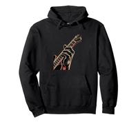 Guitarrista Mano En Diapasón Eléctrico Rock Blues Sudadera con Capucha