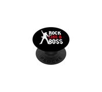 Guitarrista Principal Rítmico Banda De Rock Like A Boss PopSockets PopGrip Adhesivo