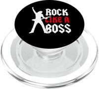 Guitarrista Principal Rítmico Banda De Rock Like A Boss PopSockets PopGrip para MagSafe