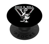 Guitarrista Rock & Roll Cool Duck PopSockets PopGrip Adhesivo