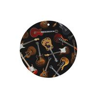 Guitars - Juego de tarjetas de ambientador redondas para coche, aroma a lavanda, 10/24 piezas