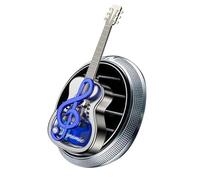 Guitars Shaped Design Car Air Freshener, Vehicle Diffuser Vent Clip, Aromatherapy Clip for Car, Car Air Freshener Clip 10cm for Vehicles, Travel, Good Smell, Blue, Gold, Black, Red Color