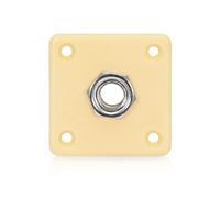 Guitarworks Loaded Square Jack Plate Cream