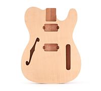 Guitarworks Solo-Cutaway Semi Hollow Electric Guitar Body Mahogany/Basswood