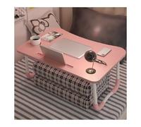 GUIXAN Escritorio para portátil, Mesa Baja, Bandeja para portátil, Soporte para portátil, Patas estables en Forma de W, Panel de Escritorio Engrosado, práctico cajón con Ranura para tarje