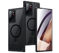 Guizzcg Funda para Samsung Galaxy Note 20 Ultra, compatible con MagSafe, parte trasera mate, resistente a caídas, antigolpes, antihuellas dactilares, color negro