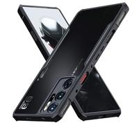 Guizzcg Funda para ZTE Nubia Red Magic 9 Pro / 9 Pro+ / 9S Pro / 9S Pro + Funda Protectora de TPU + Cubierta Trasera acrílica a Prueba de Golpes, Esquinas de protección de Grado Militar, Color Negro