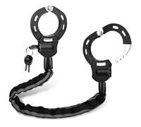 GuKKK Candado Patinete Electrico, 92CM Largo Antirrobo Para Bici,1.5KG Peso Candado Bicicleta Antirrobo con 3 Llaves, Reflectante Cadena Moto para Bicicletas Eléctricas y Scooters