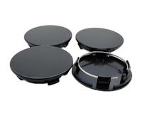 GUKKO 4 Piezas Coche Tapas Centrales Llantas para BMW M2 F87 G87, Impermeable AntióXido Cubo Central Centro Rueda Accesorios,C 68mm-Black