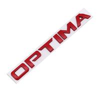 GUKKO Coche Emblema para Kia Optima, Embellecedores Pegatinas Pegatinas con Emblema Decoración de Carrocería Coche Accesorios,C C