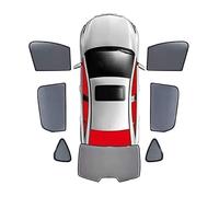 GUKKO Parasol Ventana Coche para Kia EV6 (2023 2024 2025), Delanteras Trasera Ventanas Laterales Transpirable Calor Protección Parasoles,F 7pcs