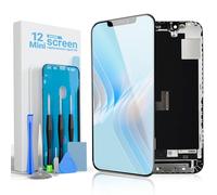 GULEEK Pantalla para iPhone 12 Mini 5,4" LCD de Reemplazo Pantalla Táctil 3D con Digitalizador Montado Kit de Herramientas de Reparación y Vidrio Templado