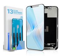 GULEEK Pantalla para iPhone 13 6,1" LCD de Reemplazo Pantalla Táctil 3D con Digitalizador Montado Kit de Herramientas de Reparación y Vidrio Templado