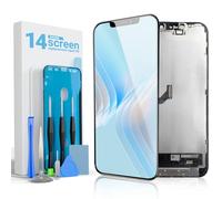GULEEK Pantalla para iPhone 14 6,1" LCD de Reemplazo Pantalla Táctil 3D con Digitalizador Montado Kit de Herramientas de Reparación y Vidrio Templado