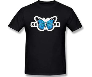 GULEMEI Lil Skies Unisex 100% Cotton Short-Sleeve T-Shirts Black XXXL