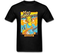 GULEMEI Mac Demarco Smoke Poster Unisex 100% Cotton Short-Sleeve T-Shirts Black XL