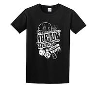 GULEMEI Reverend Horton Heat Baddest Unisex 100% Cotton Short-Sleeve T-Shirts Black XL