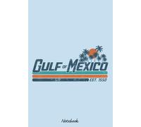 Gulf-of-Mexico Notebook: Matte Finish Cover, Diary, 6x9 120 Pages, Planner, Lined College Ruled Paper, Journal