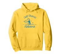 Gulf Shores Alabama Beach - Cola de pez de sirena ama a las sirenas Sudadera con Capucha