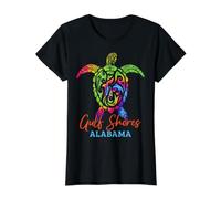 Gulf Shores (Alabama) Camiseta gráfica económica, Mujer, Negro, L